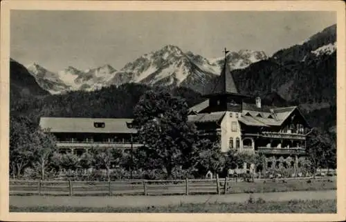 Ak Oberstdorf im Oberallgäu, Hotel Wittelsbacher Hof