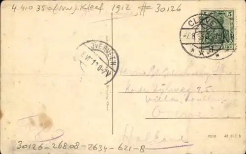 Ak Bad Cleve Kleve am Niederrhein, Kermisdahl, Boot