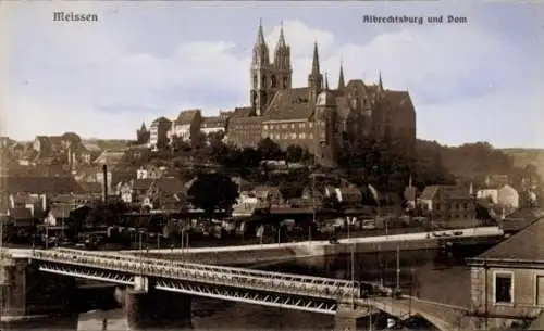 Ak Meißen an der Elbe, Albrechtsburg, Dom