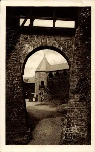 Ak Burg an der Wupper Solingen, Schloss Burg, Engelbertturm