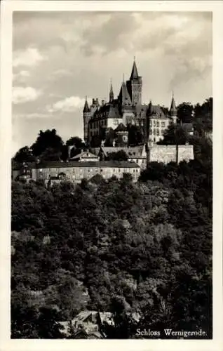 Ak Wernigerode im Harz, Schloss Wernigerode
