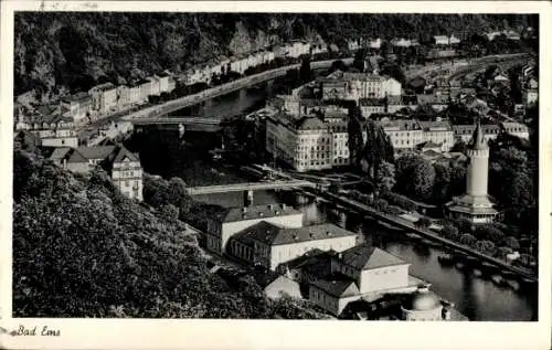 Ak Bad Ems an der Lahn, Gesamtansicht