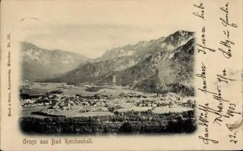 Ak Bad Reichenhall in Oberbayern, Panorama