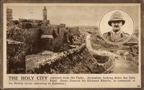 Ak Jerusalem Israel, Jaffa Road, General Sir Edmund Allenby