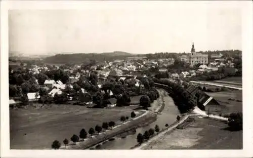 Ak Žamberk Senftenberg Region Pardubice, Ortsansicht