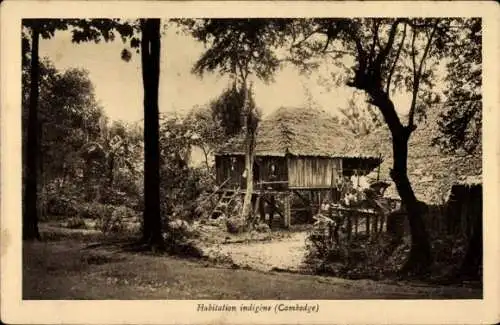 Ak Kambodscha, indigene Behausung
