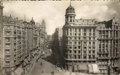 AK Madrid, Spanien, Avenida de Jose Antonio