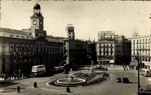 AK Madrid, Spanien, Puerta del Sol