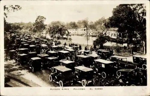Ak Palermo Buenos Aires Argentinien,  Autos
