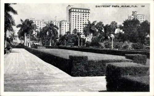 Ak Miami Beach Florida USA, Bayfront-Park