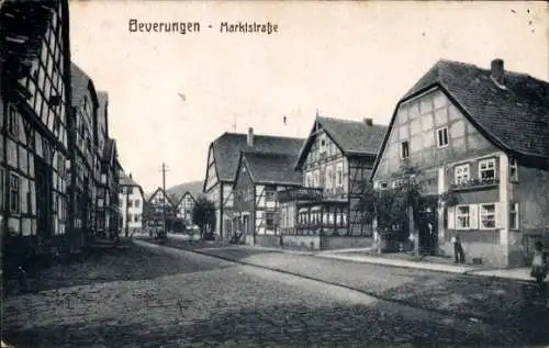 Ak Beverungen an der Weser, Marktstraße