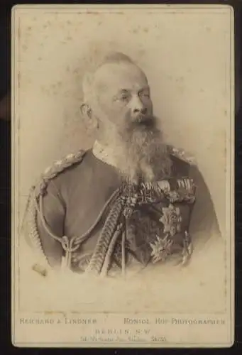 Cabinet Foto Prinzregent Luitpold von Bayern