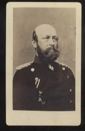 CdV Portrait Großherzog Friedrich Franz II. von Mecklenburg-Schwerin