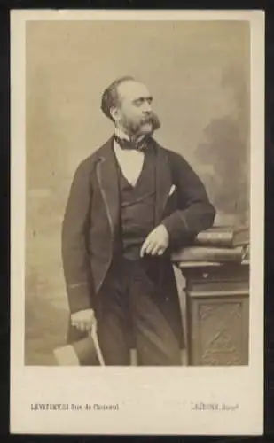 CdV Portrait Großherzog Friedrich Wilhelm II. von Mecklenburg-Strelitz