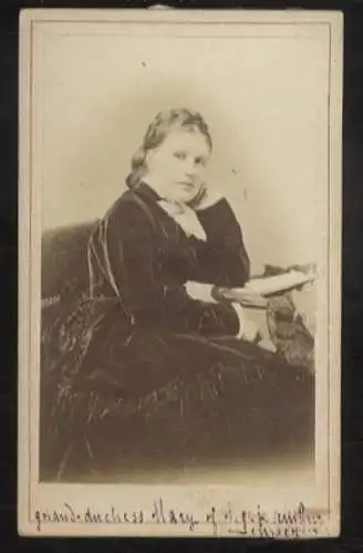 CdV Großherzogin Marie von Mecklenburg-Schwerin, geb. v. Schwarzburg-Rudolstadt