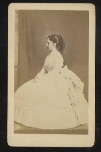 CdV Portrait Fürstin Marie zu Wied, Prinzessin der Niederlande