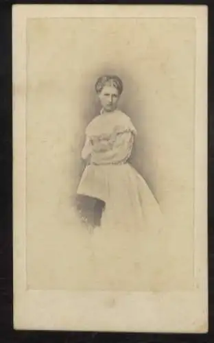 CdV Portrait Marie von Mecklenburg, geb. von Schwarzburg-Rudolstadt