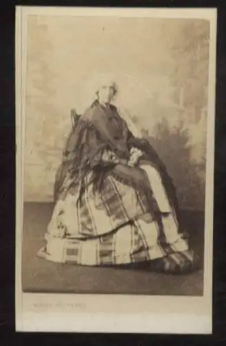 CdV Portrait Marie Amelie de Boubon Königin von Frankreich