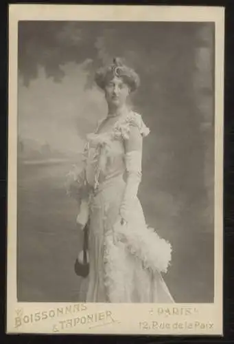 Cabinet Foto Prinzessin Louise d'Orleans, verh. v. Bourbon-Sicilies Infanta v. Spanien