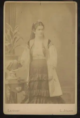 Cabinet Foto Königin Milena von Montenegro