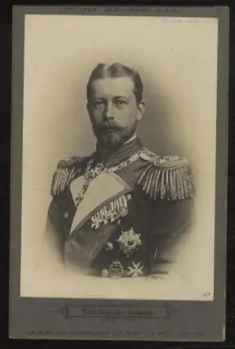 Cabinet Foto Prinz Heinrich von Preußen
