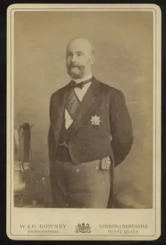 Cabinet Foto Fürst Georg Viktor von Waldeck-Pyrmont