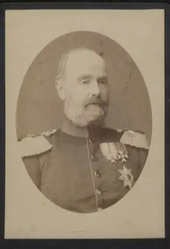 Cabinet Foto Fürst Georg Viktor von Waldeck-Pyrmont