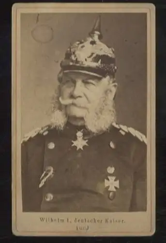 CdV Portrait Kaiser Wilhelm I. von Preußen