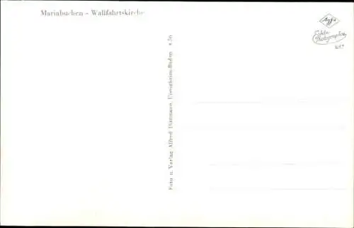 Ak Mariabuchen Lohr im Spessart Unterfranken, Wallfahrtskirche