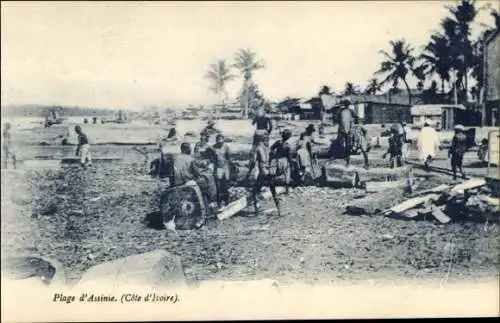 Ak Elfenbeinküste, Plage d'Assinie