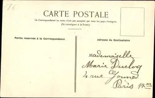 Ak Caulaincourt Aisne, Le Chateau