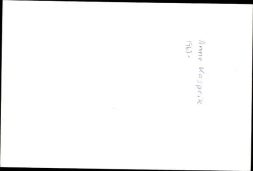 Ak Schauspielerin Anne Kasprik, Portrait, Autogramm