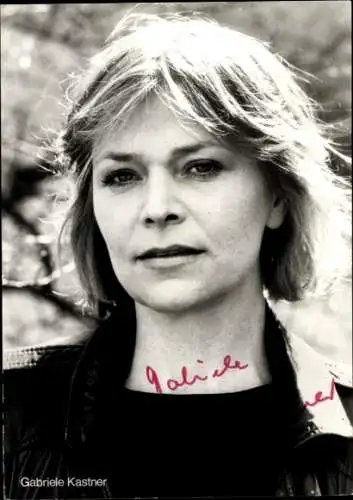 Ak Schauspielerin Gabriele Kastner, Portrait, Autogramm