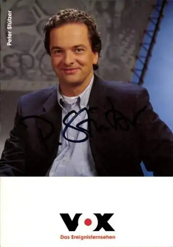 Ak Schauspieler Peter Stützer, Portrait, Autogramm, VOX