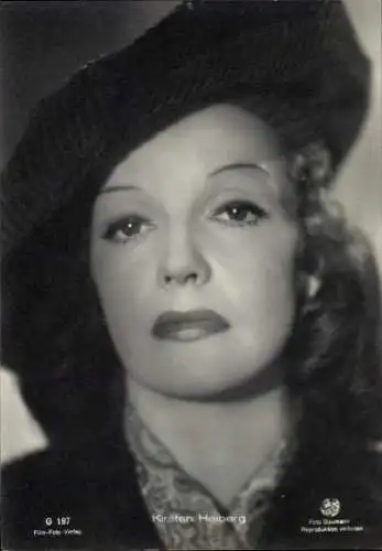 Ak Schauspielerin Kirsten Heiberg, Portrait, G 197, Terra Film