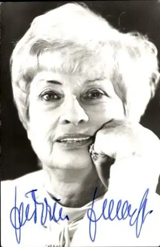 Ak Schauspielerin Gudrun Genest, Portrait, Autogramm