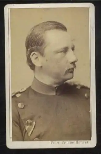CdV Portrait Erbgroßherzog Carl August von Sachsen-Weimar-Eisenach