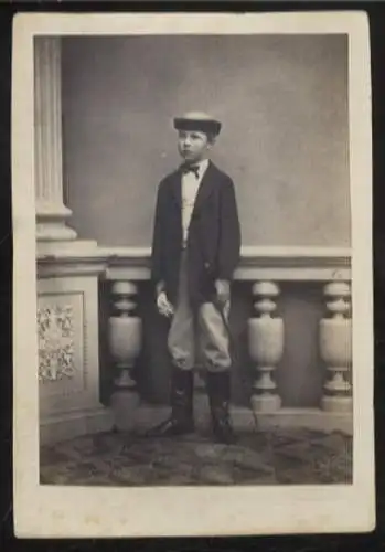 CdV Portrait Prinz Günther von Schwarzburg-Rudolstadt