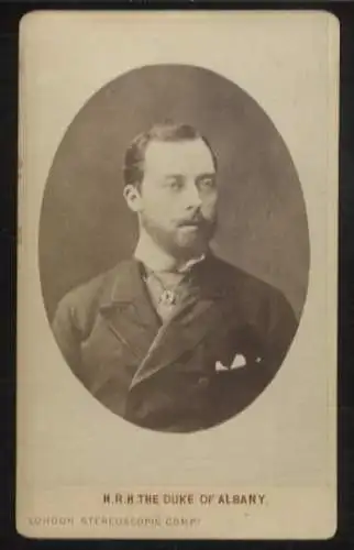 CdV Portrait Herzog Ferdinand Georg von Albany