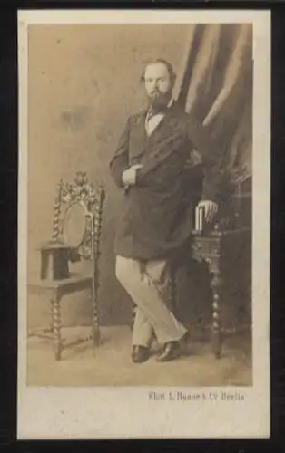 CdV Portrait Fürst Georg Viktor von Waldeck-Pyrmont
