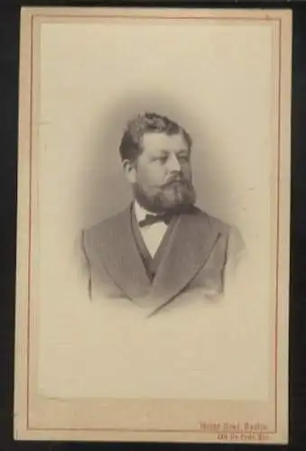 CdV Portrait Graf Adalbert zu Waldeck und Pyrmont