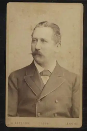 CdV Portrait Prinz Leopold von Schwarzburg-Sondershausen