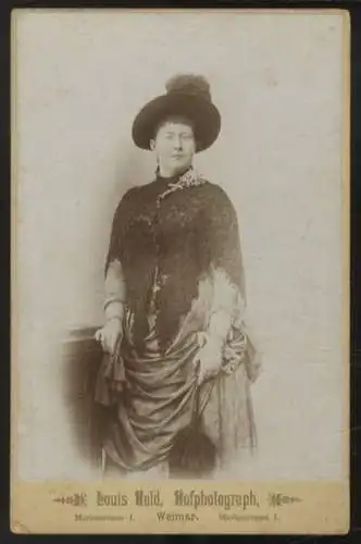 Cabinet Foto Erbgroßherzogin Pauline von Sachsen-Weimar-Eisenach