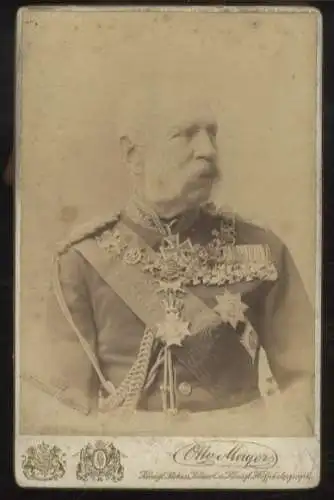 Cabinet Foto Prinz Albert von Sachsen-Coburg und Gotha