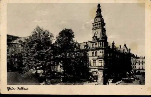 Ak Kłodzko Glatz Schlesien, Rathaus