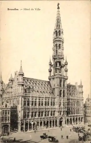 Ak Brüssel Brüssel, Rathaus