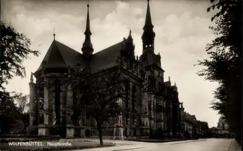 Ak Wolfenbüttel Niedersachsen, Hauptkirche