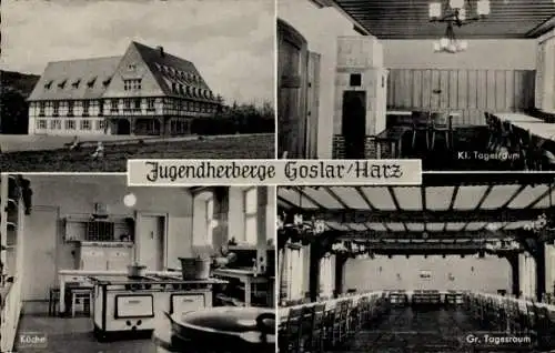 Ak Goslar am Harz, Jugendherberge, Küche, Tagesräume