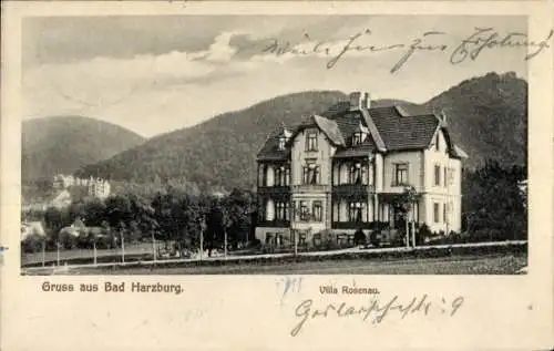 Ak Bad Harzburg am Harz, Villa Rosenau