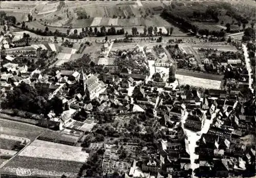 Ak Hochfelden Elsass Bas Rhin, Flugbild